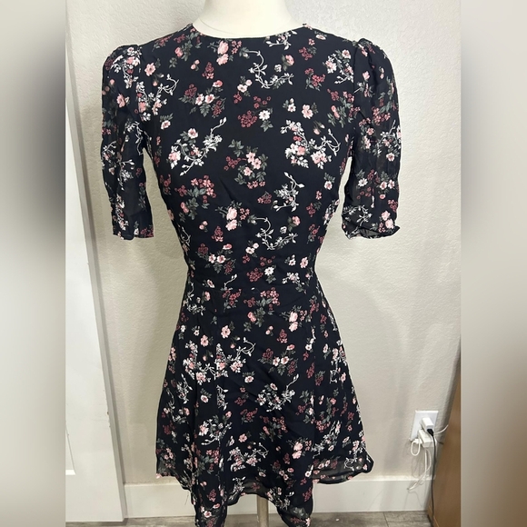 Reformation Bard Floral Print Minidress - Picture 3 of 7